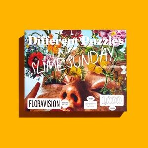 NWT Different Puzzles Floravision 'Slime Sunday' 1000-Piece Jigsaw Puzzle